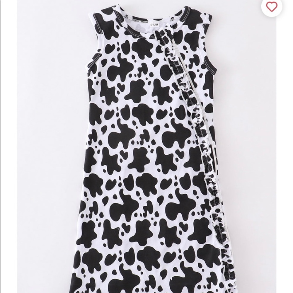 Infant cow gown
